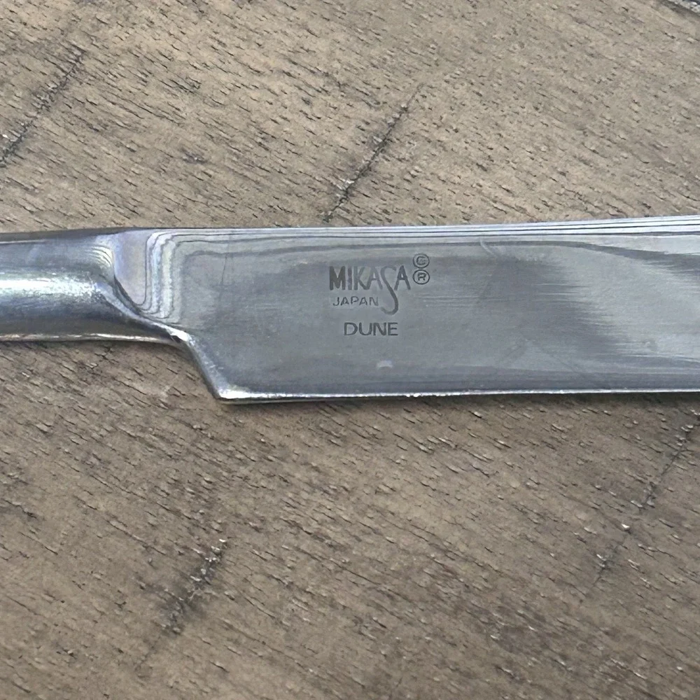 MIKASA Butter‎ Dinner Knives DUNE Set Of 5 8.75